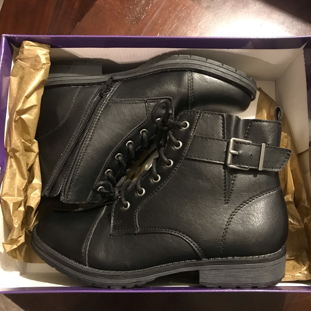 Madden Girl Combat Boots